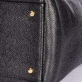 Chanel Timeless Bowler Bag Black Caviar 24K GP