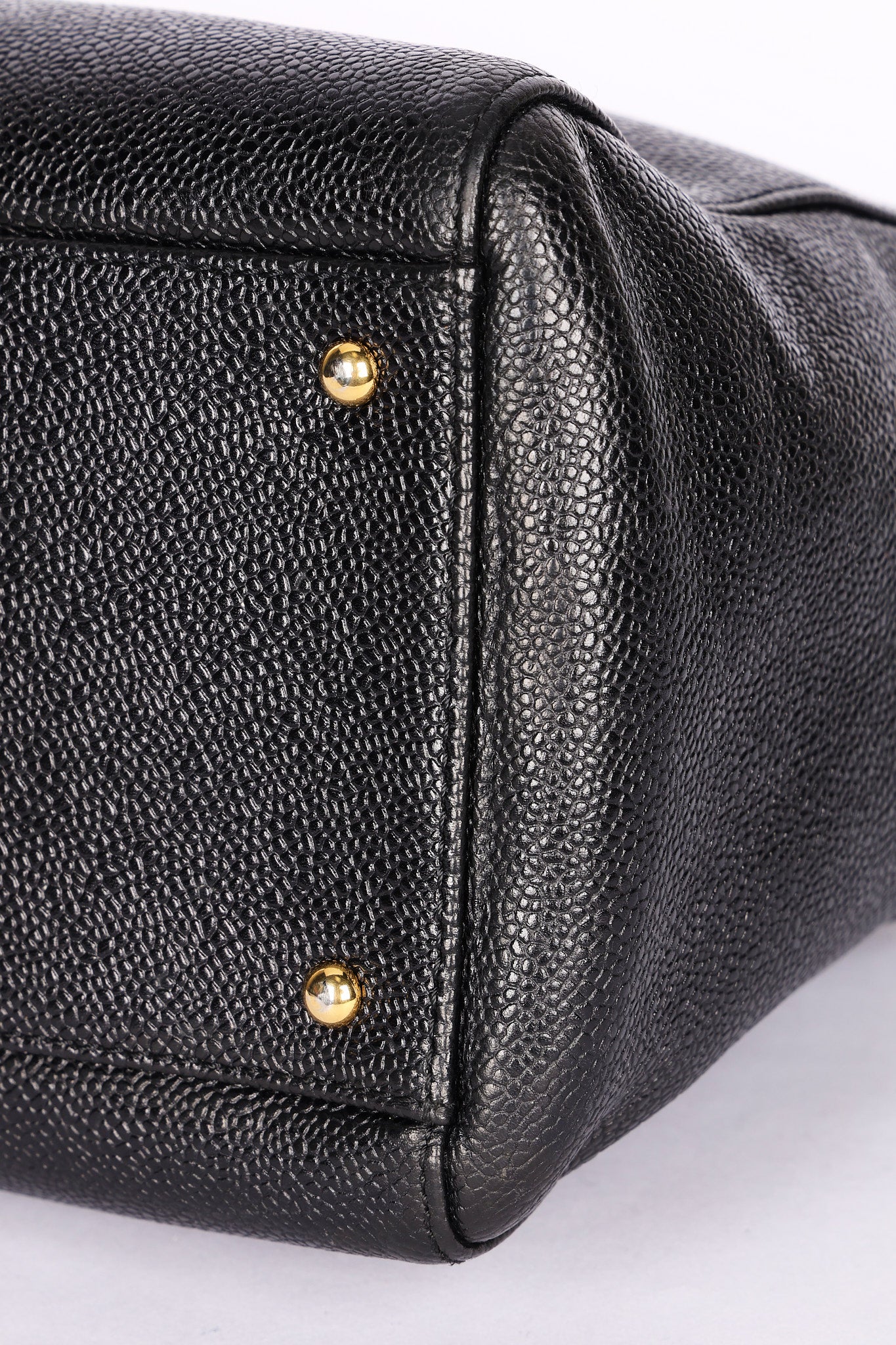 Chanel Timeless Bowler Bag Black Caviar 24K GP