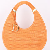 Christian Dior Diorita Twist Hobo Orange