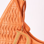 Christian Dior Diorita Twist Hobo Orange