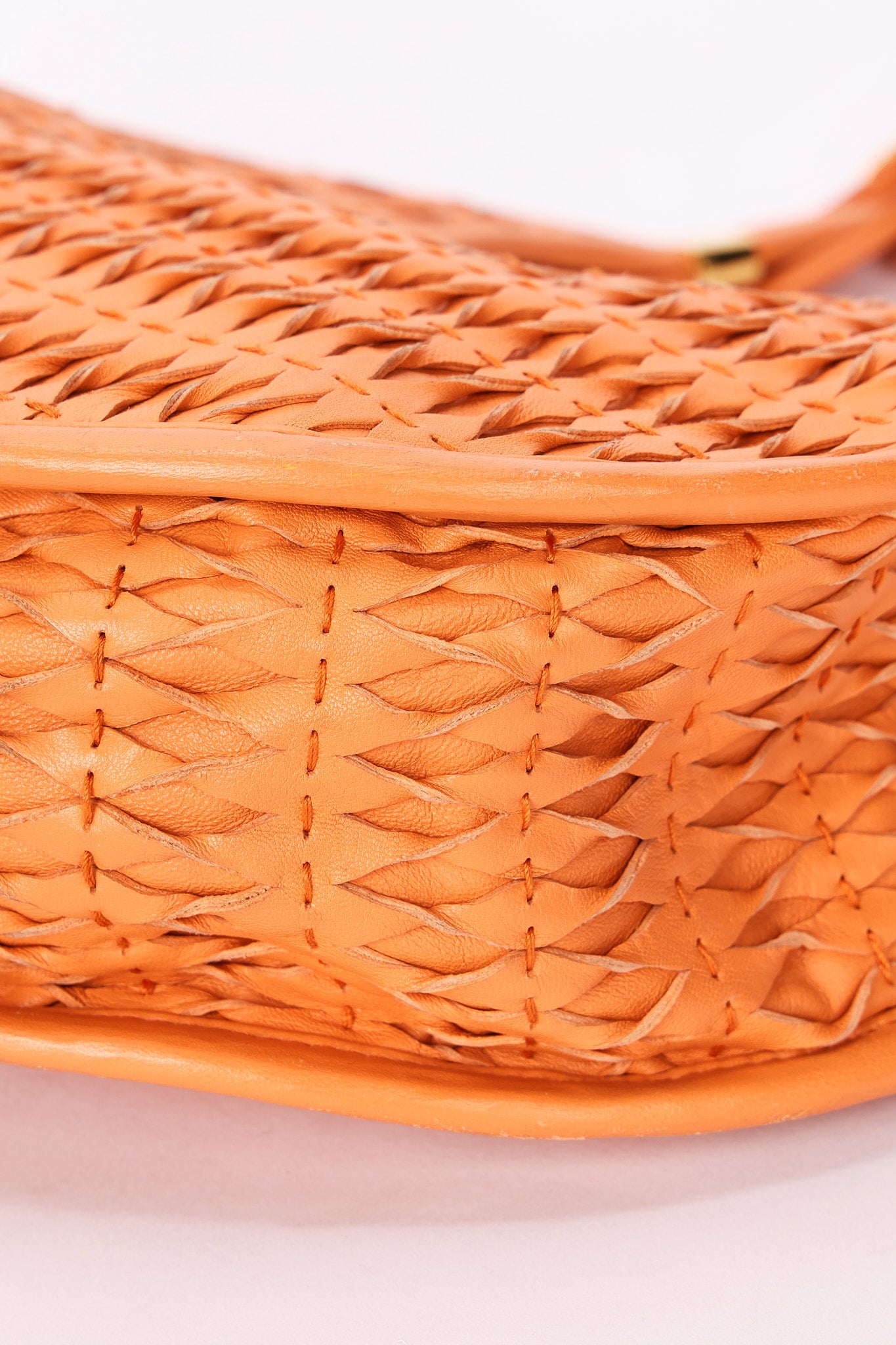 Christian Dior Diorita Twist Hobo Orange