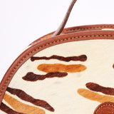Fendi Leopard Print Ponyhair Top Handle Vanity Bag