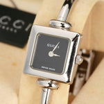 Gucci 1900L Stainless Steel Onyx Watch 19mm