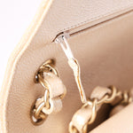 Chanel Maxi Classic Double Flap Iridescent Pearl Caviar BCGHW