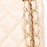 Chanel Maxi Classic Double Flap Iridescent Pearl Caviar BCGHW