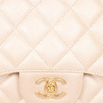 Chanel Maxi Classic Double Flap Iridescent Pearl Caviar BCGHW