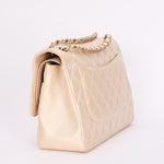 Chanel Maxi Classic Double Flap Iridescent Pearl Caviar BCGHW