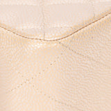 Chanel Maxi Classic Double Flap Iridescent Pearl Caviar BCGHW