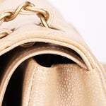 Chanel Maxi Classic Double Flap Iridescent Pearl Caviar BCGHW