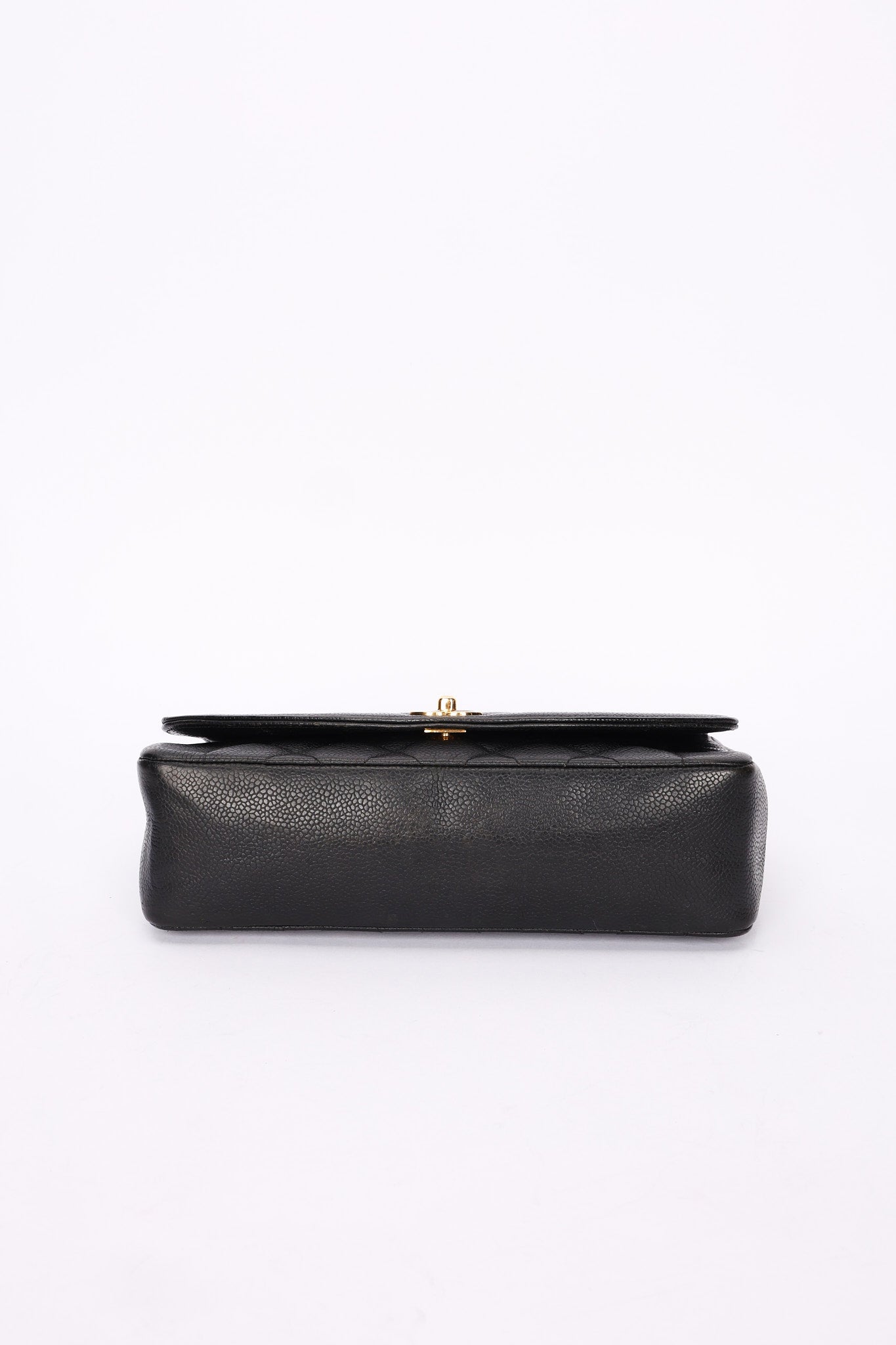 Chanel Medium Diana Flap Black Caviar 24K GP