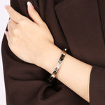 Bvlgari B.Zero1 18K Yellow Gold and Stainless Steel Bracelet