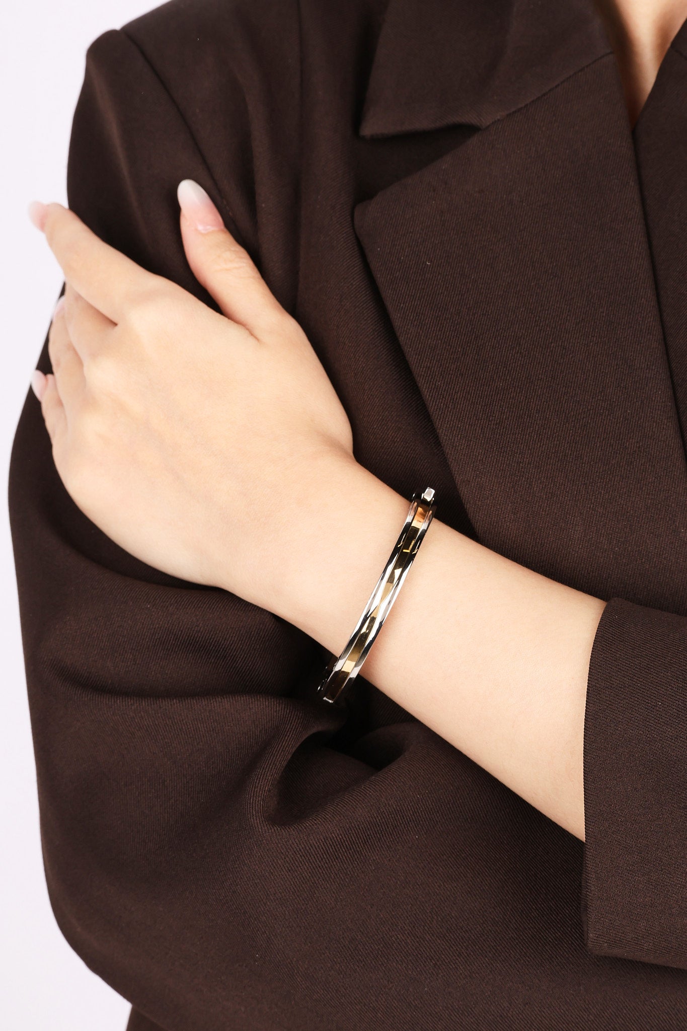 Bvlgari B.Zero1 18K Yellow Gold and Stainless Steel Bracelet