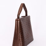 Bottega Veneta Intrecciato Kisslock Frame Top Handle Bag
