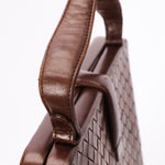 Bottega Veneta Intrecciato Kisslock Frame Top Handle Bag