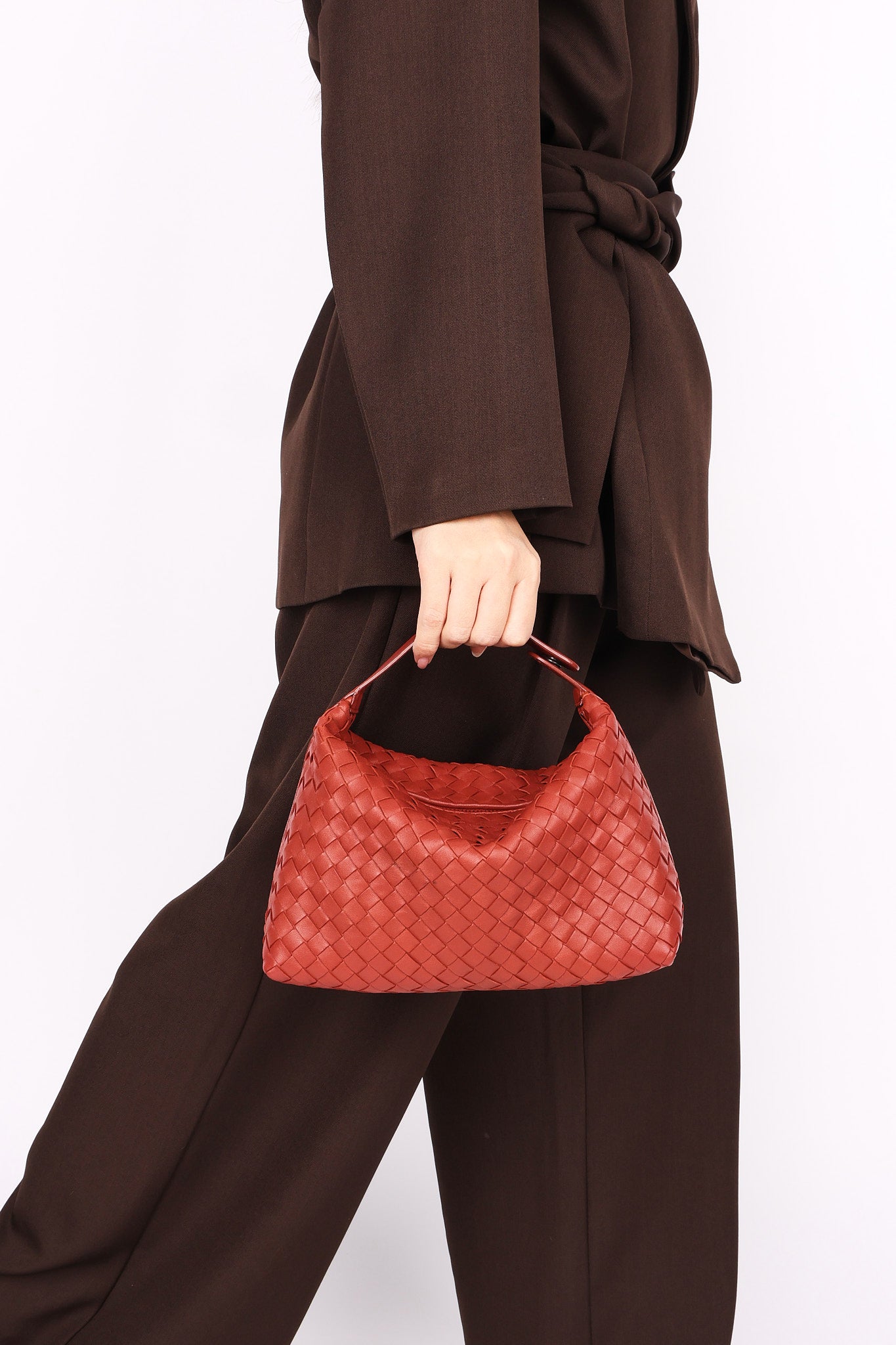 Bottega Veneta Intrecciato Pouch with Strap