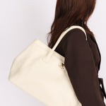Chanel Cerf Executive Tote White Caviar 24K GP