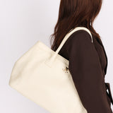 Chanel Cerf Executive Tote White Caviar 24K GP