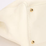 Chanel Cerf Executive Tote White Caviar 24K GP