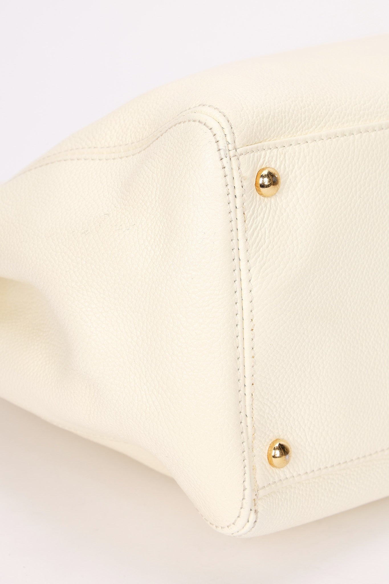 Chanel Cerf Executive Tote White Caviar 24K GP