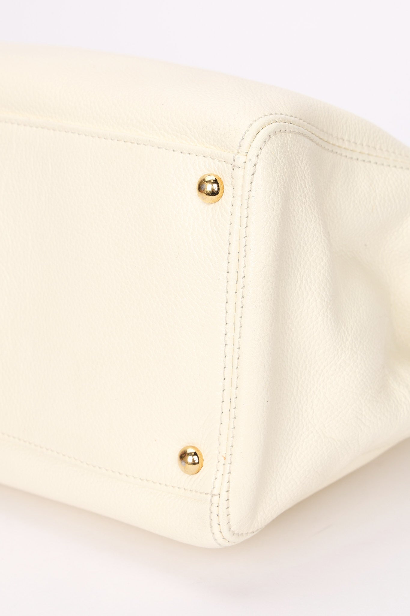 Chanel Cerf Executive Tote White Caviar 24K GP