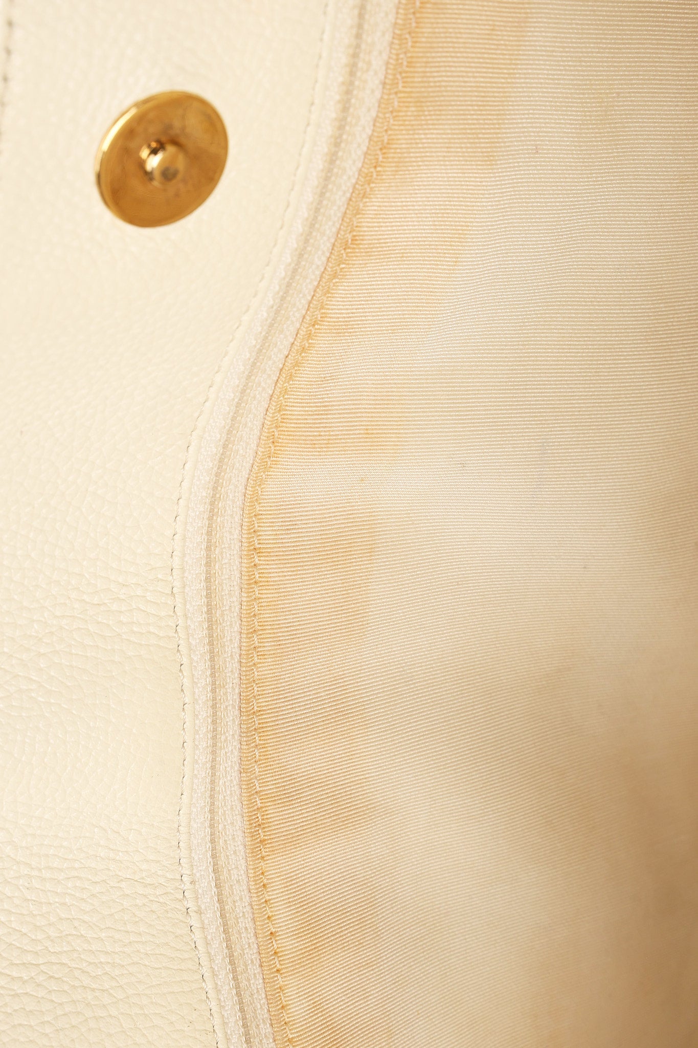 Chanel Cerf Executive Tote White Caviar 24K GP