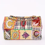 Chanel Jumbo Classic Single Flap Mixed Media Patchwork SHW