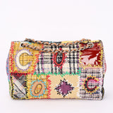 Chanel Jumbo Classic Single Flap Mixed Media Patchwork SHW