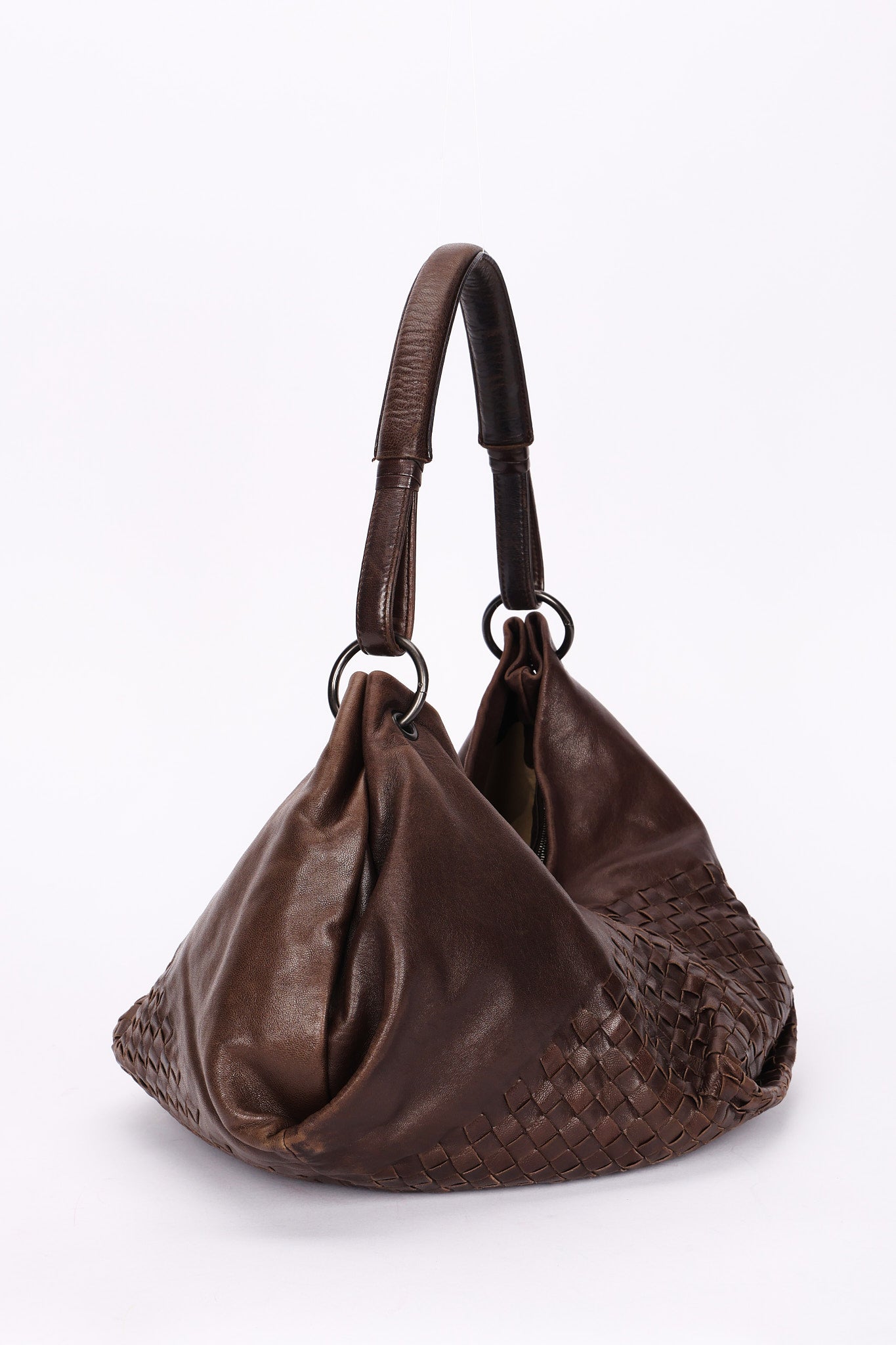 Bottega Veneta Intrecciato Aquilone Fortune Cookie Hobo