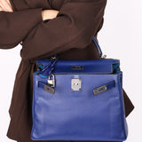 Hermès Kelly 28 (color + leather) PHW