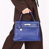 Hermès Kelly 28 (color + leather) PHW