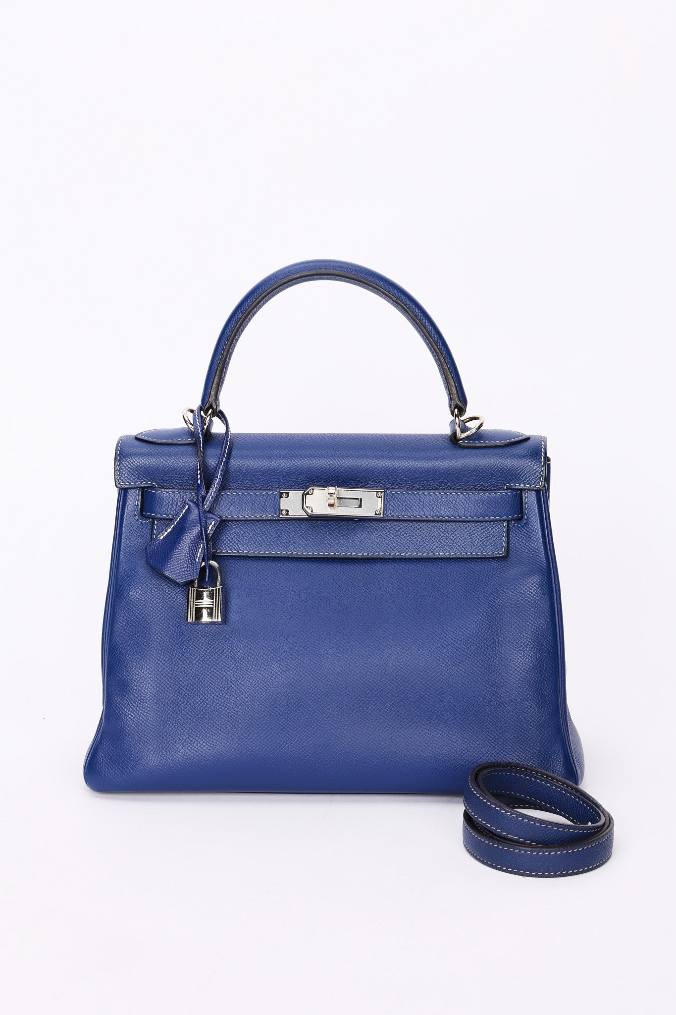 Hermès Kelly 28 (color + leather) PHW
