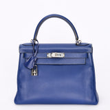 Hermès Kelly 28 (color + leather) PHW