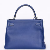 Hermès Kelly 28 (color + leather) PHW