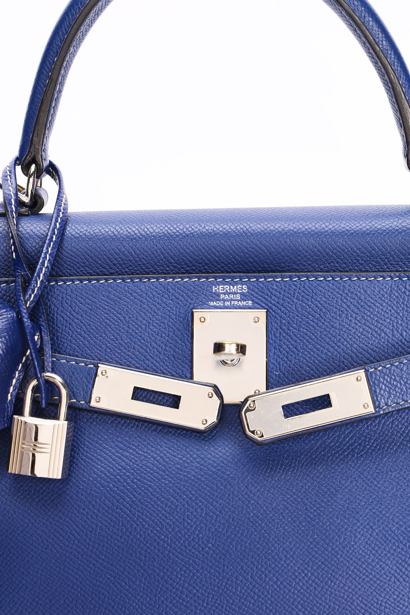 Hermès Kelly 28 (color + leather) PHW