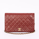 Chanel Push Pin Single Flap Bordeaux Lambskin GHW
