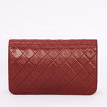 Chanel Push Pin Single Flap Bordeaux Lambskin 1997 24K GP