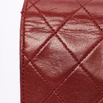 Chanel Push Pin Single Flap Bordeaux Lambskin 1997 24K GP