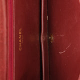 Chanel Push Pin Single Flap Bordeaux Lambskin 1997 24K GP