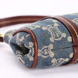 Celine Macadam Denim Shoulder Bag