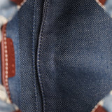 Celine Macadam Denim Shoulder Bag