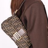 Fendi Zucca Baguette GHW