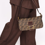 Fendi Zucca Baguette GHW