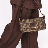 Fendi Zucca Baguette GHW