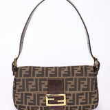 Fendi Zucca Baguette GHW