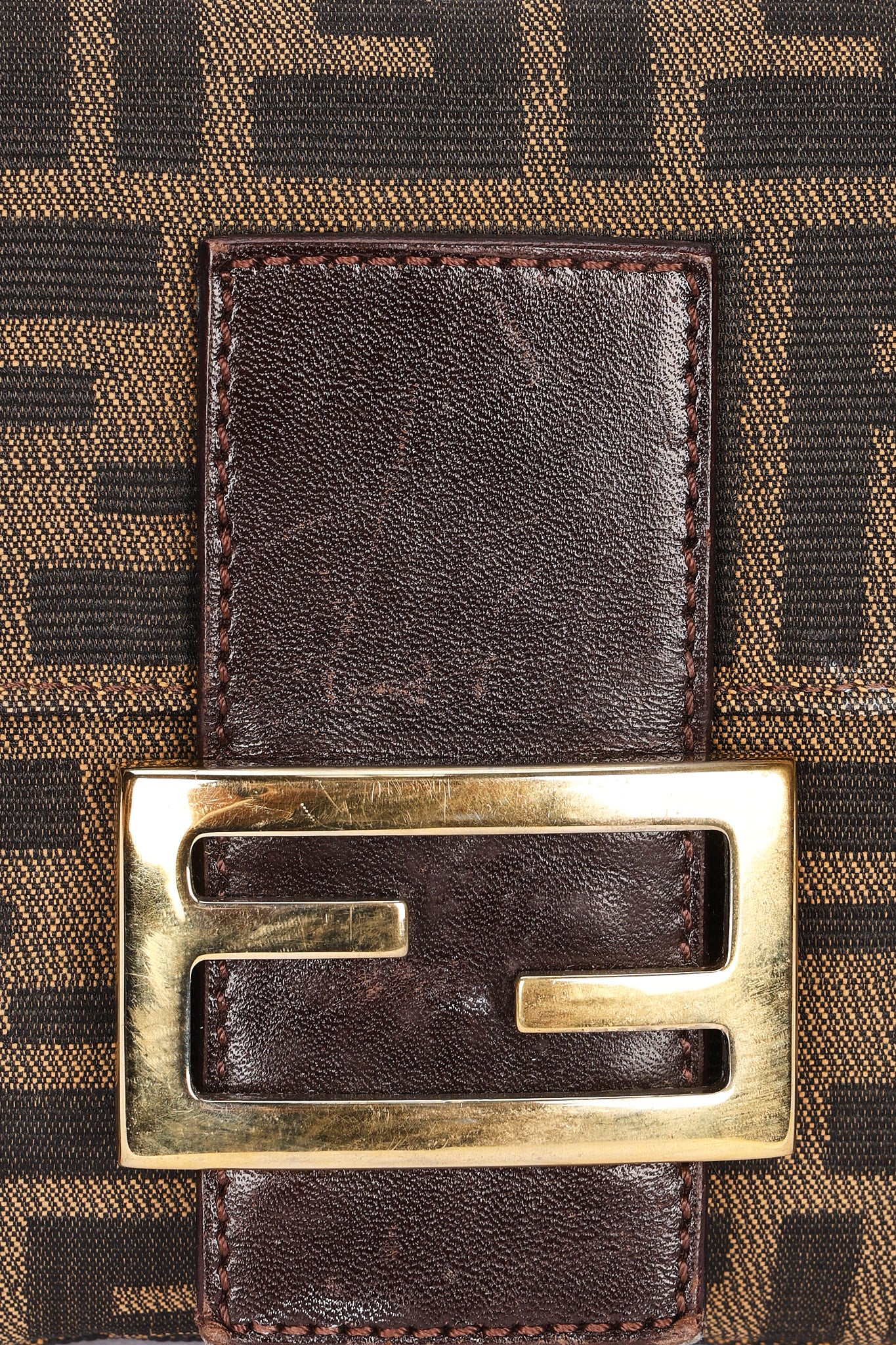 Fendi Zucca Baguette GHW