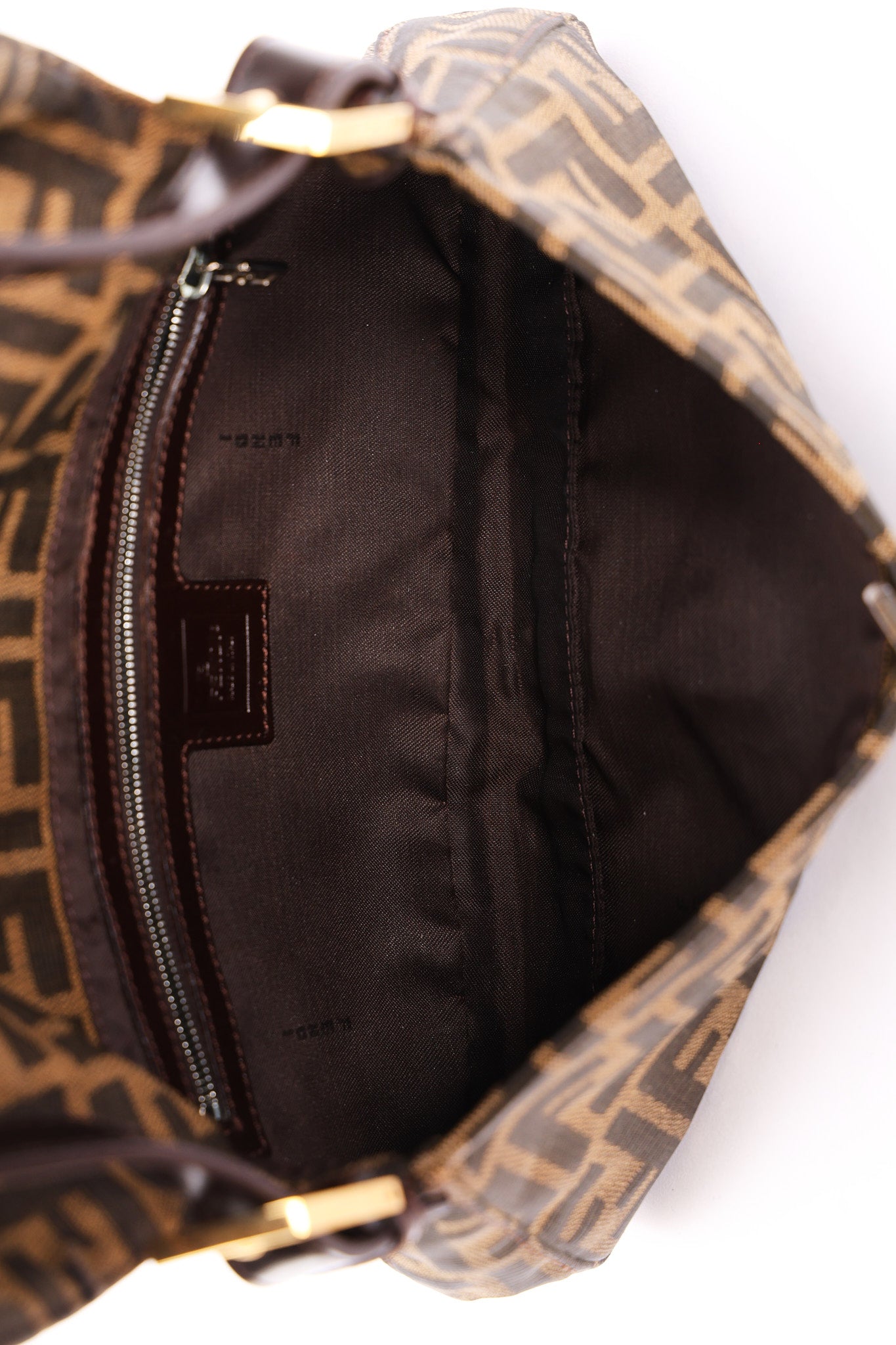 Fendi Zucca Baguette GHW