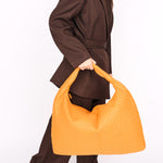 Bottega Veneta XL Intrecciato Hobo Orange