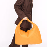 Bottega Veneta XL Intrecciato Hobo Orange