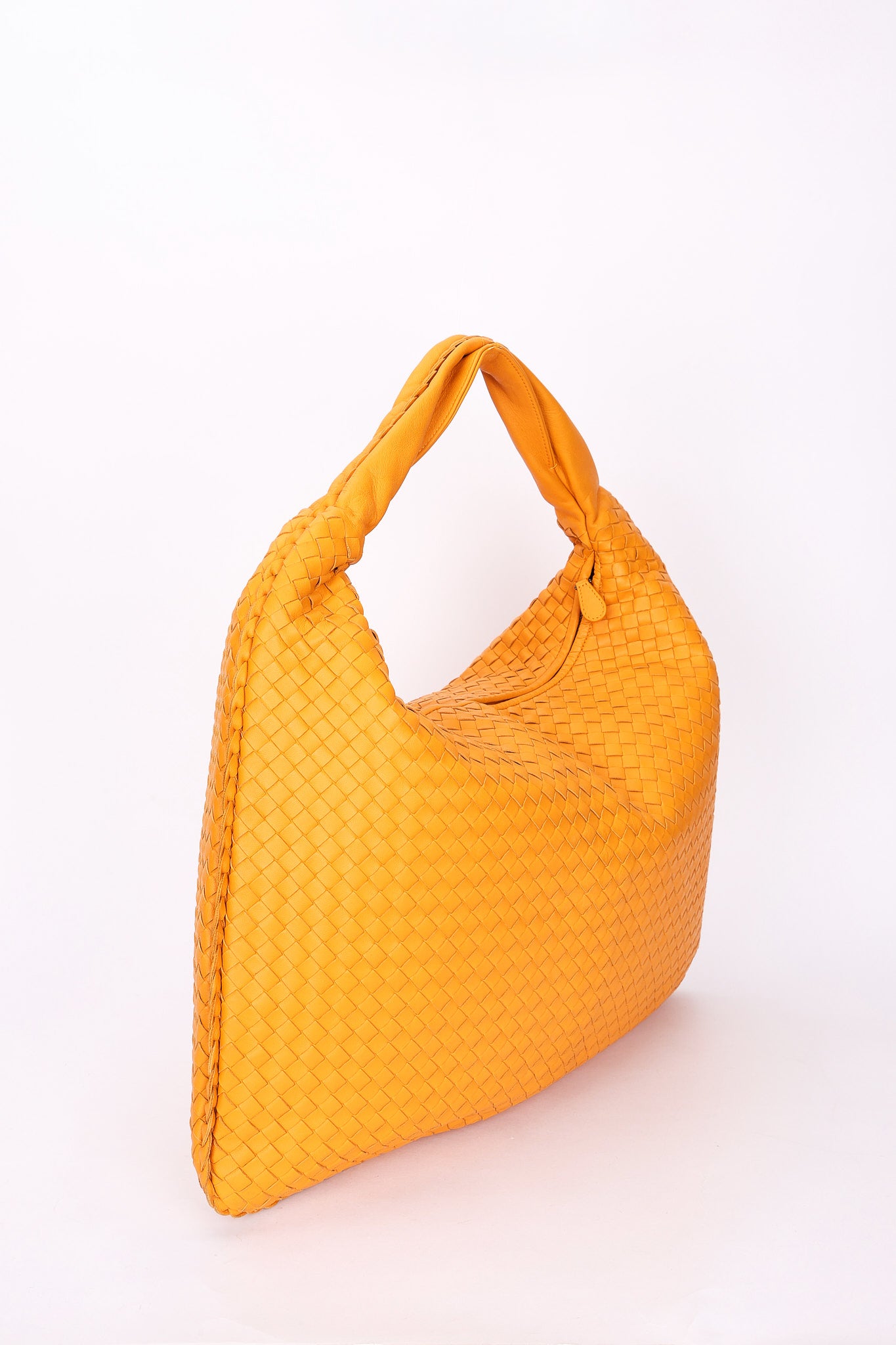 Bottega Veneta XL Intrecciato Hobo Orange