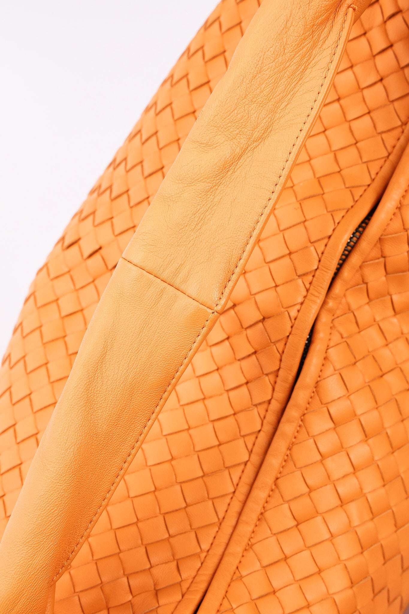 Bottega Veneta XL Intrecciato Hobo Orange